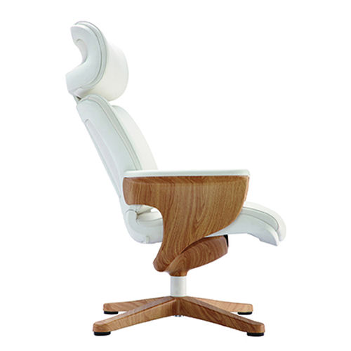 White Leather Office Chair